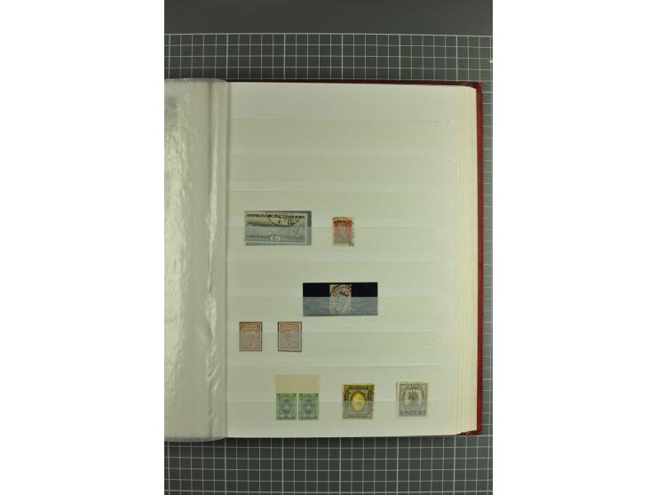 1858/1924, interesting selection of hundreds used/unused stamps incl. 1922 Berlin embassy airmail issue 12 m. & 24 m. unused,