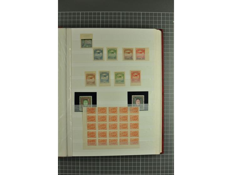 1858/1924, interesting selection of hundreds used/unused stamps incl. 1922 Berlin embassy airmail issue 12 m. & 24 m. unused,
