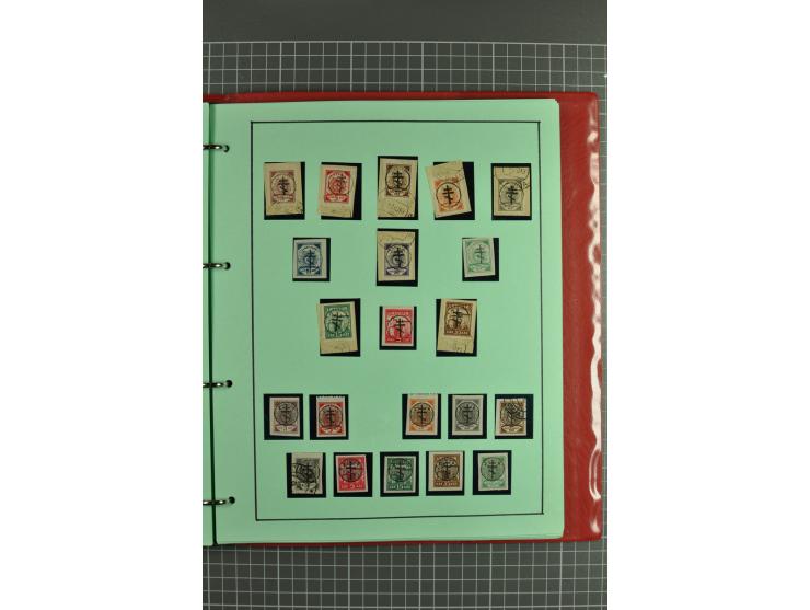 1862/1921, selection of hundreds used/unused stamps from "back of the book" areas such as Imperial and RSFSR revenues, postal