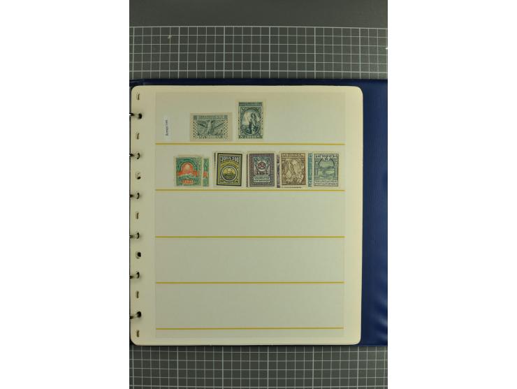 1863/1921, selection of hundreds used/unused stamps from "back of the book" areas such as Wenden, Russia in China and Levant 
