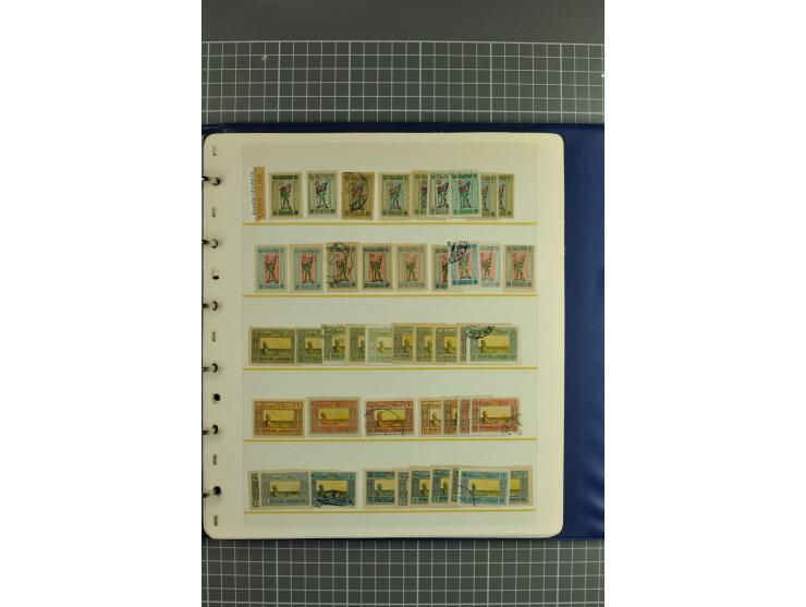 1863/1921, selection of hundreds used/unused stamps from "back of the book" areas such as Wenden, Russia in China and Levant 