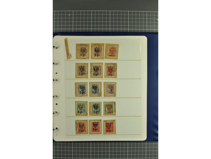 1863/1921, selection of hundreds used/unused stamps from "back of the book" areas such as Wenden, Russia in China and Levant 