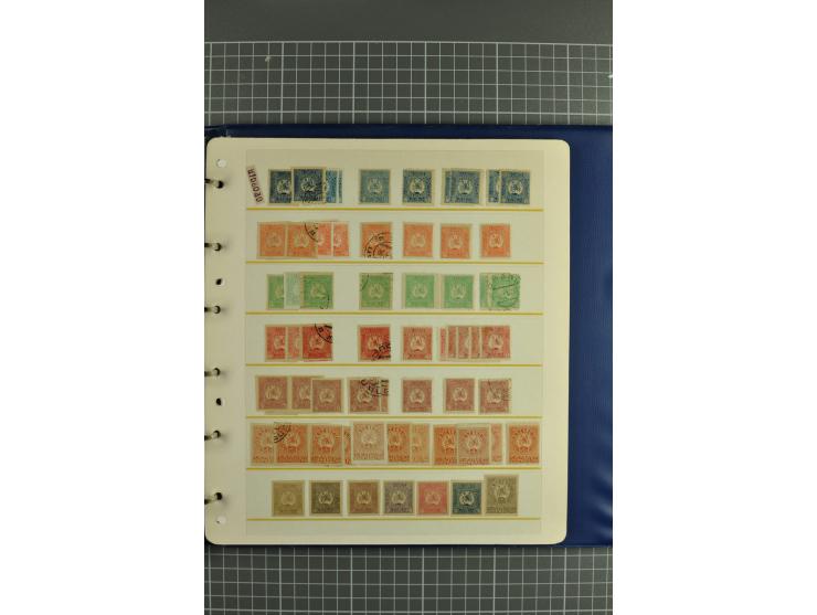 1863/1921, selection of hundreds used/unused stamps from "back of the book" areas such as Wenden, Russia in China and Levant 