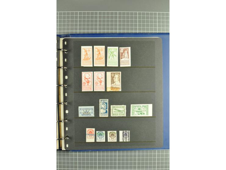 1863/1921, selection of hundreds used/unused stamps from "back of the book" areas such as Wenden, Russia in China and Levant 