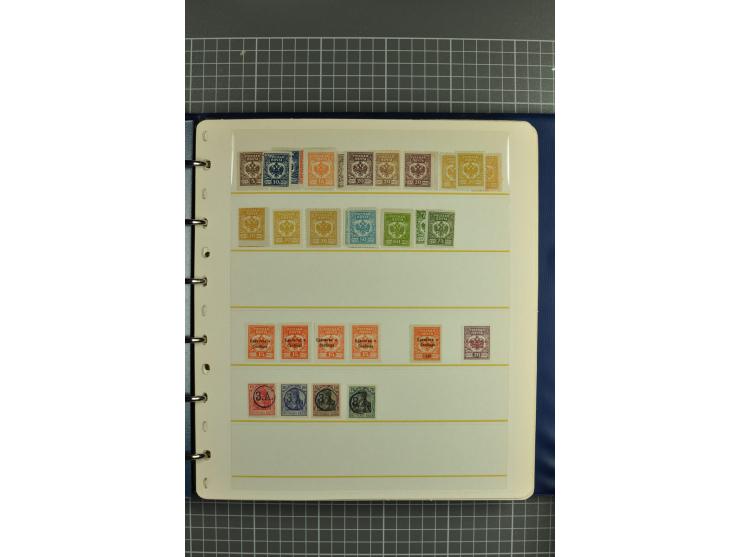 1863/1921, selection of hundreds used/unused stamps from "back of the book" areas such as Wenden, Russia in China and Levant 