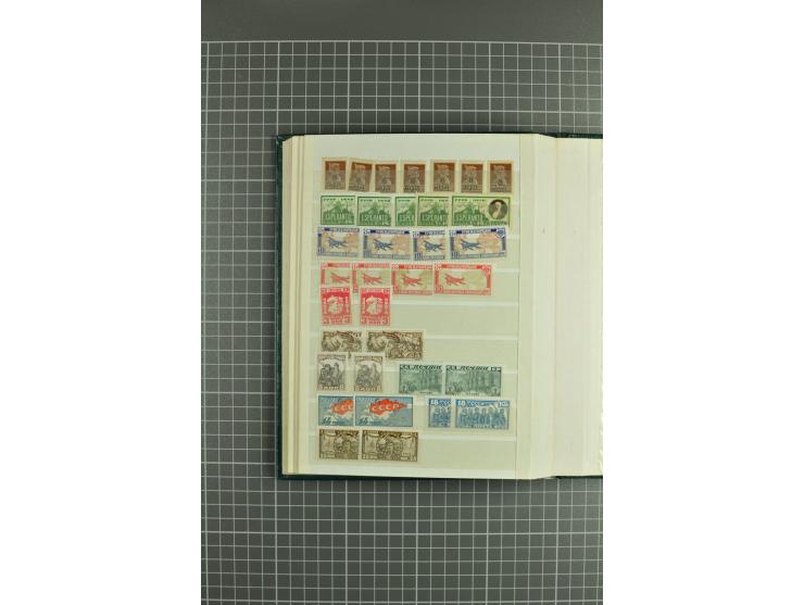 1864/1927, stock book with hundreds unused/used stamps incl. better stamps and sets such as 1864 definitives, higher Romanov 
