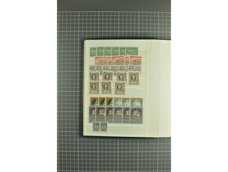 1864/1927, stock book with hundreds unused/used stamps incl. better stamps and sets such as 1864 definitives, higher Romanov 