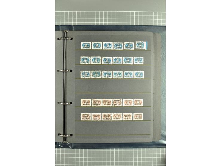 1918/27, selection of hundreds used/unused stamps, partially in larger units of the Chainbreaker issue, 1927 auxilliary defin