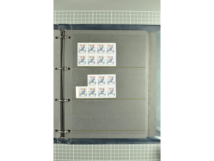 1918/27, selection of hundreds used/unused stamps, partially in larger units of the Chainbreaker issue, 1927 auxilliary defin