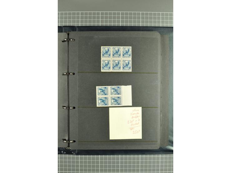 1918/27, selection of hundreds used/unused stamps, partially in larger units of the Chainbreaker issue, 1927 auxilliary defin