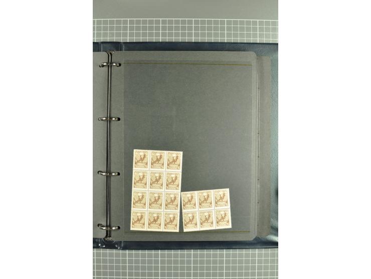 1918/27, selection of hundreds used/unused stamps, partially in larger units of the Chainbreaker issue, 1927 auxilliary defin