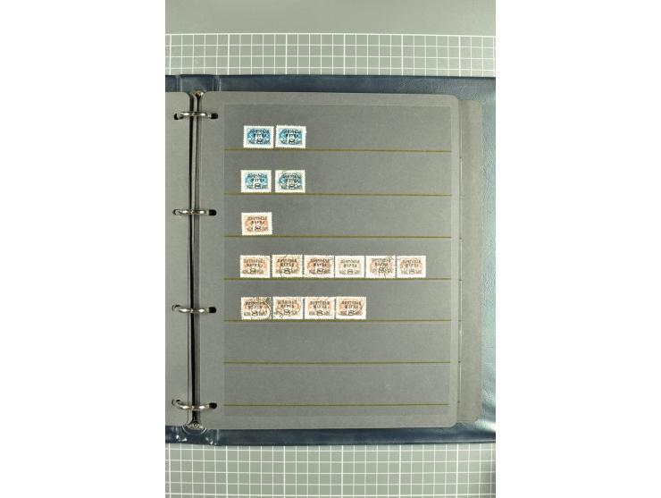 1918/27, selection of hundreds used/unused stamps, partially in larger units of the Chainbreaker issue, 1927 auxilliary defin