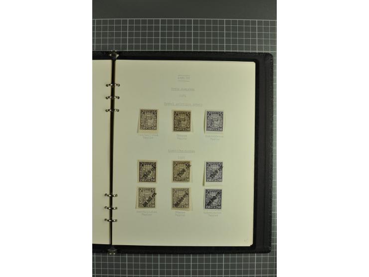 1918/32, attractive collection of used/unused stamps incl. better singles and sets such as Limonka 15 kop. yellow used, defin