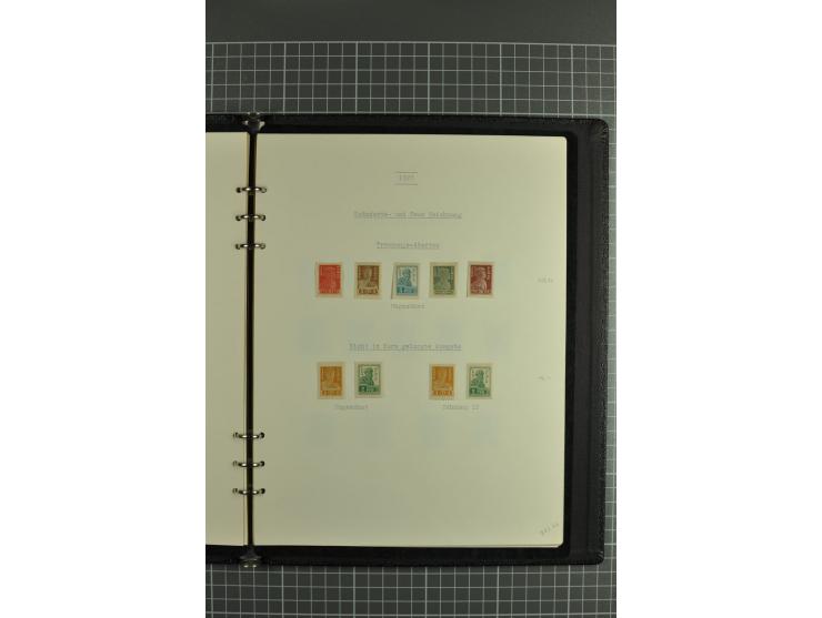 1918/32, attractive collection of used/unused stamps incl. better singles and sets such as Limonka 15 kop. yellow used, defin