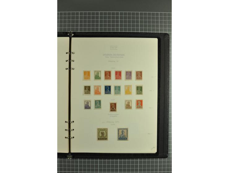 1918/32, attractive collection of used/unused stamps incl. better singles and sets such as Limonka 15 kop. yellow used, defin
