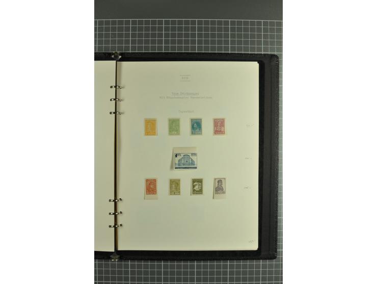 1918/32, attractive collection of used/unused stamps incl. better singles and sets such as Limonka 15 kop. yellow used, defin
