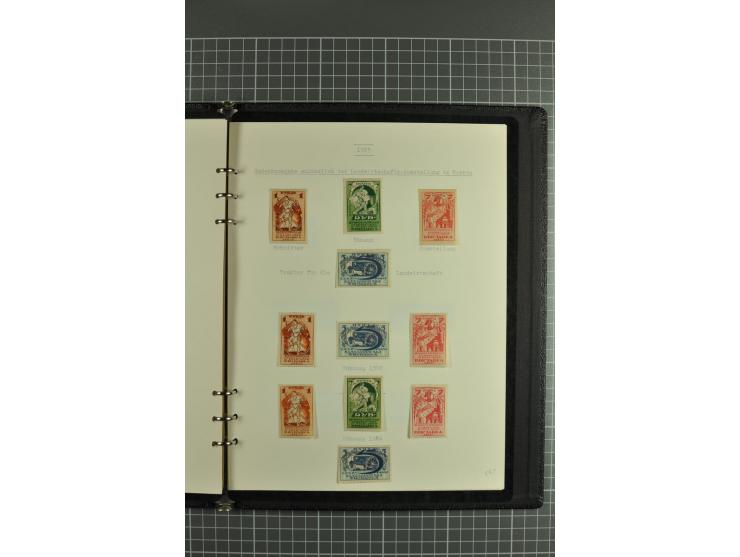 1918/32, attractive collection of used/unused stamps incl. better singles and sets such as Limonka 15 kop. yellow used, defin