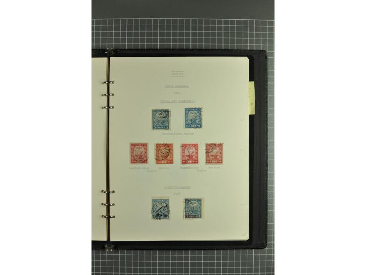 1918/32, attractive collection of used/unused stamps incl. better singles and sets such as Limonka 15 kop. yellow used, defin