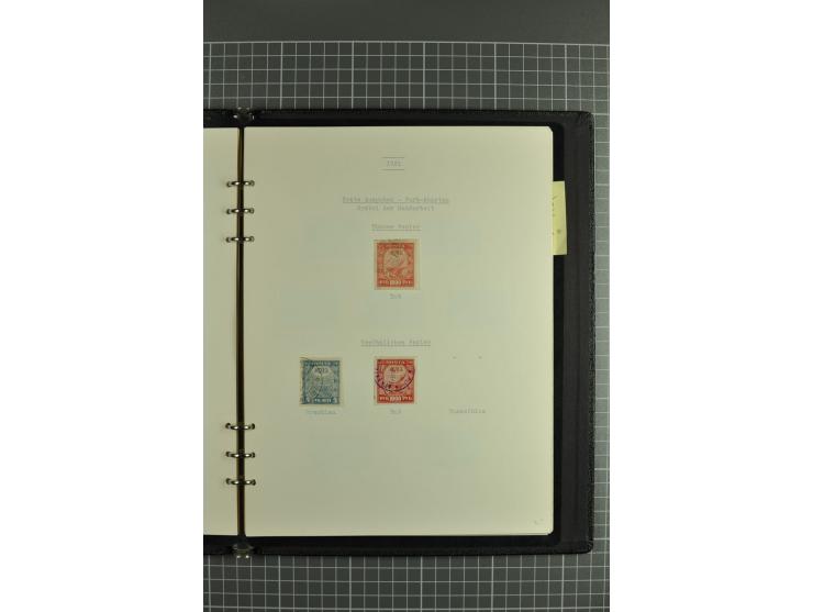 1918/32, attractive collection of used/unused stamps incl. better singles and sets such as Limonka 15 kop. yellow used, defin