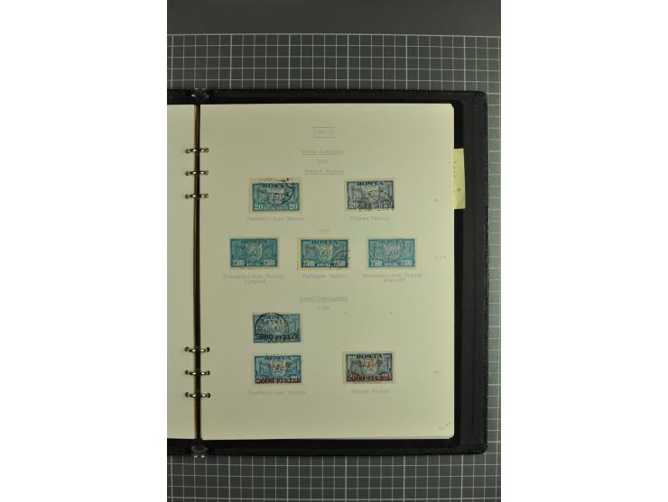 1918/32, attractive collection of used/unused stamps incl. better singles and sets such as Limonka 15 kop. yellow used, defin