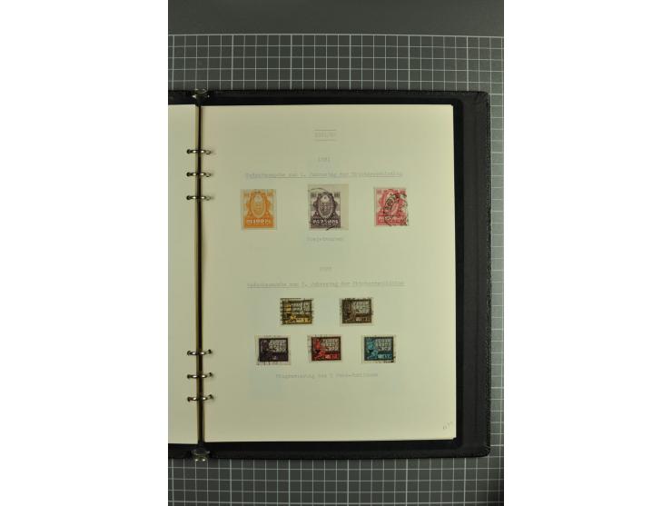 1918/32, attractive collection of used/unused stamps incl. better singles and sets such as Limonka 15 kop. yellow used, defin