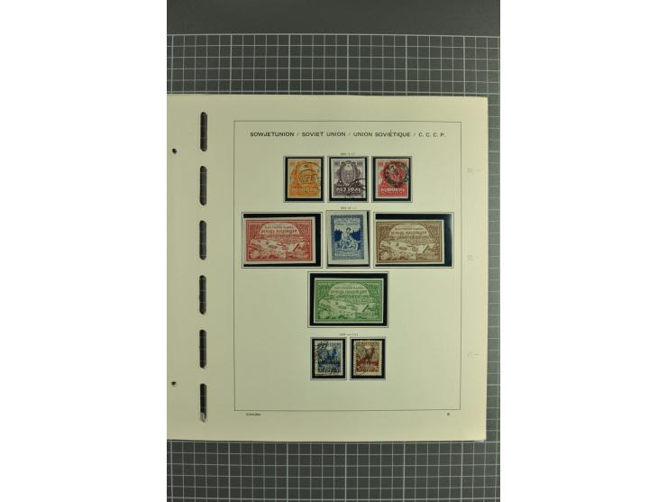 1921/23, fine collection of used/unused stamps incl better items such as Rostov Famine Charity stamps unused, signed Mikulski