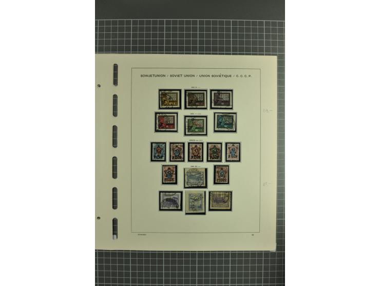 1921/23, fine collection of used/unused stamps incl better items such as Rostov Famine Charity stamps unused, signed Mikulski