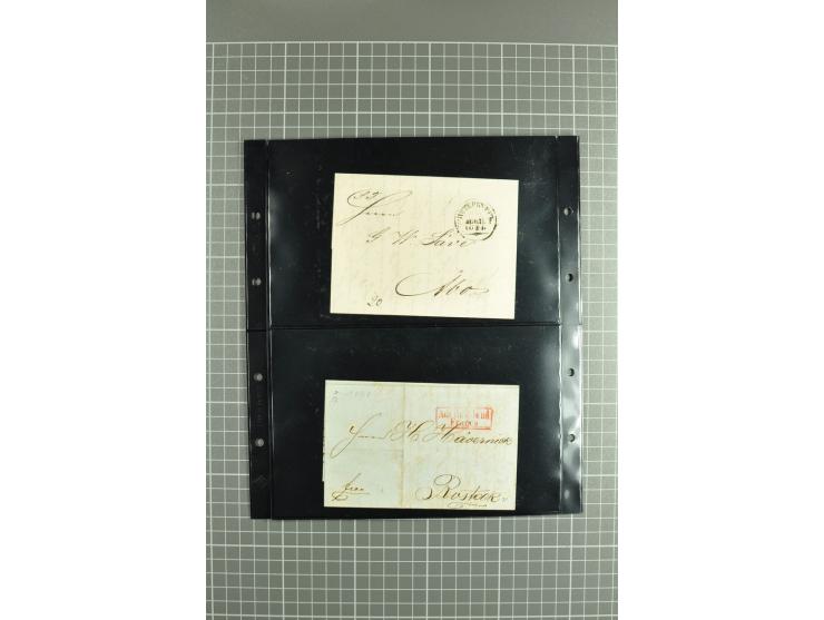 1822/74, lot of 80 prephilatelic entires and porto covers without stamps, a fine selection from different cities of Russia su