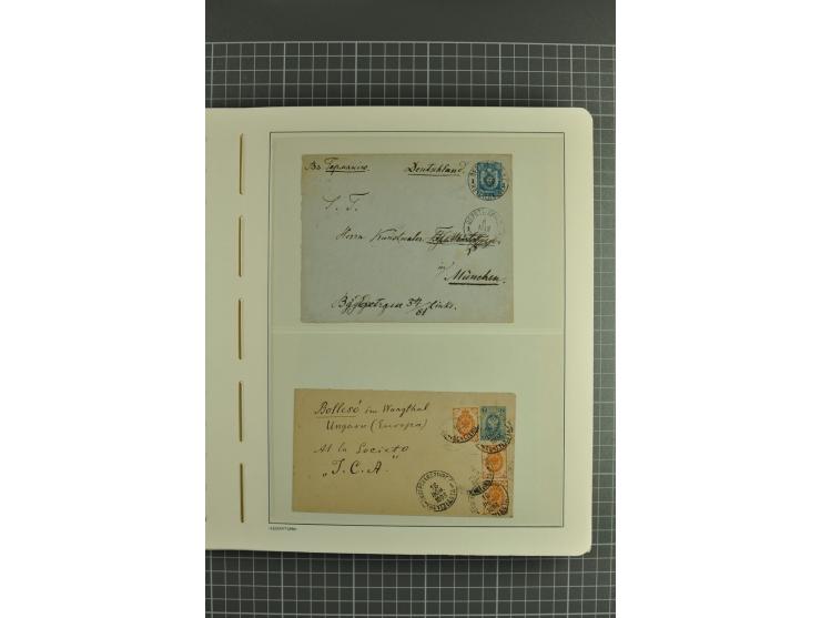 1844/1935 (app.), interesting group of covers, cards and postal stationary, including transit marks, registered cover, Airmai