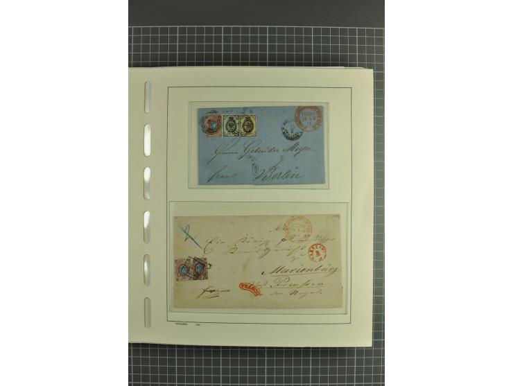 1844/1935 (app.), interesting group of covers, cards and postal stationary, including transit marks, registered cover, Airmai