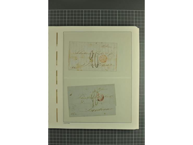 1844/1935 (app.), interesting group of covers, cards and postal stationary, including transit marks, registered cover, Airmai