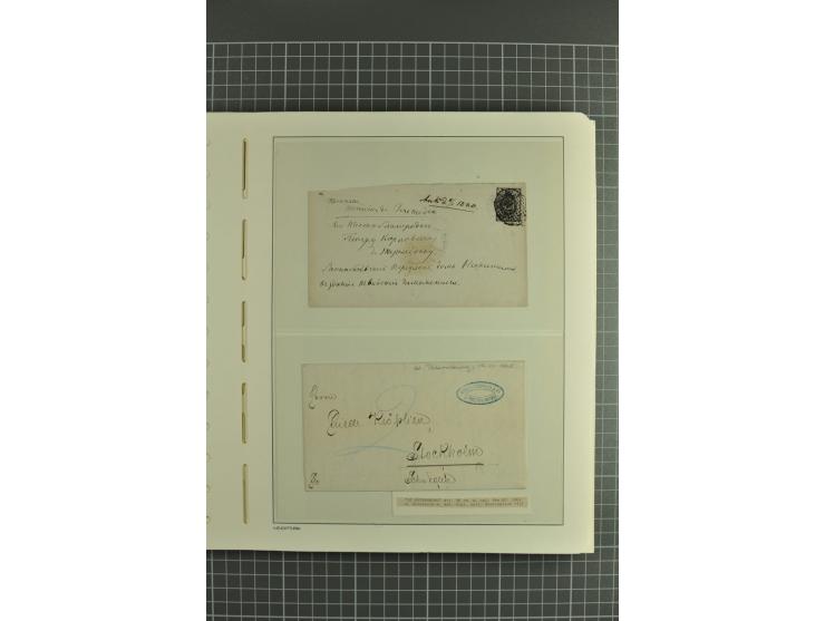 1844/1935 (app.), interesting group of covers, cards and postal stationary, including transit marks, registered cover, Airmai