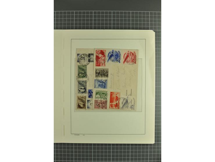1844/1935 (app.), interesting group of covers, cards and postal stationary, including transit marks, registered cover, Airmai