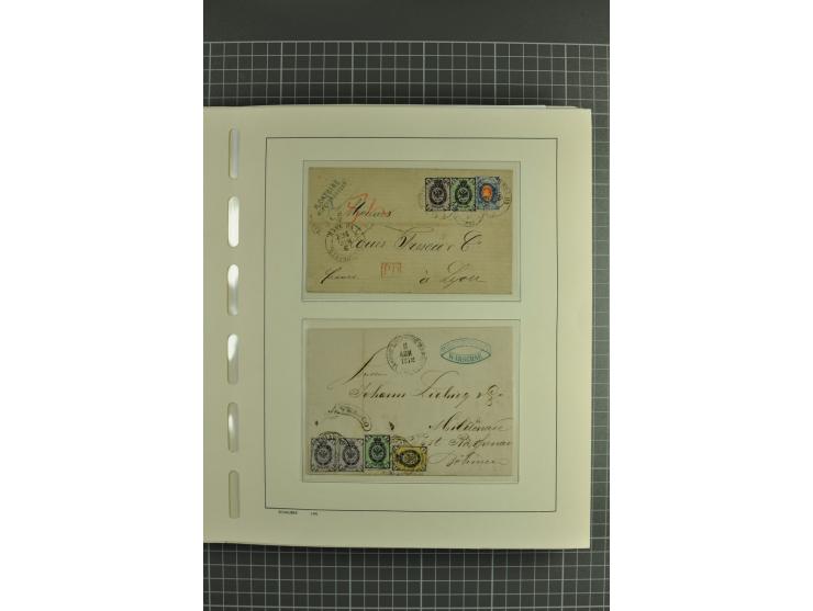 1844/1935 (app.), interesting group of covers, cards and postal stationary, including transit marks, registered cover, Airmai