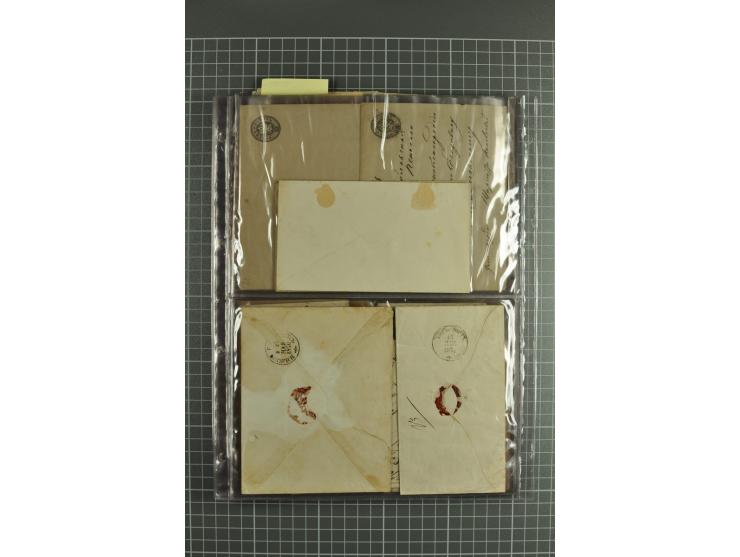 1848/1917(ca.), interesting lot of 90 used/unused postal stationery envelopes incl. 1869 city post envelopes unused (9), Impe