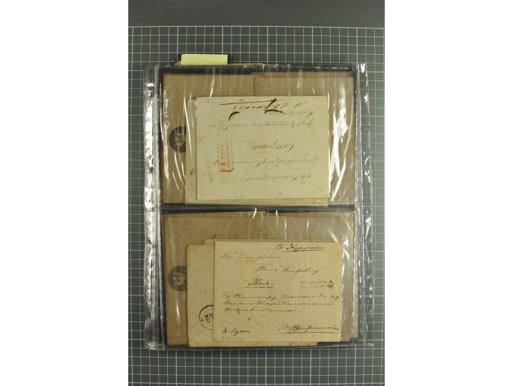 1848/1917(ca.), interesting lot of 90 used/unused postal stationery envelopes incl. 1869 city post envelopes unused (9), Impe