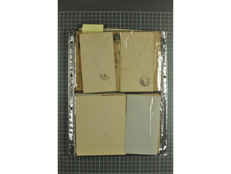 1848/1917(ca.), interesting lot of 90 used/unused postal stationery envelopes incl. 1869 city post envelopes unused (9), Impe