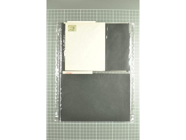 1848/1917(ca.), interesting lot of 90 used/unused postal stationery envelopes incl. 1869 city post envelopes unused (9), Impe
