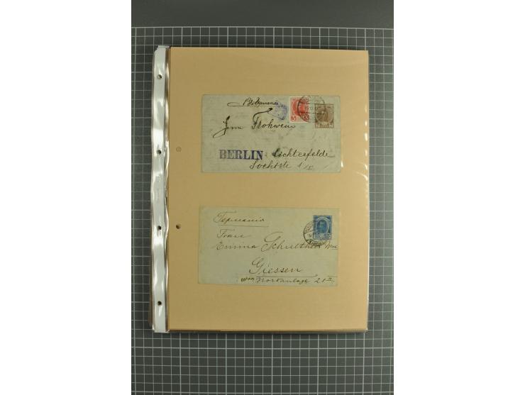 1872/1917, massive lot of 430 postal stationeries cards, envelopes, and letter cards incl. better usages such as Polish horse