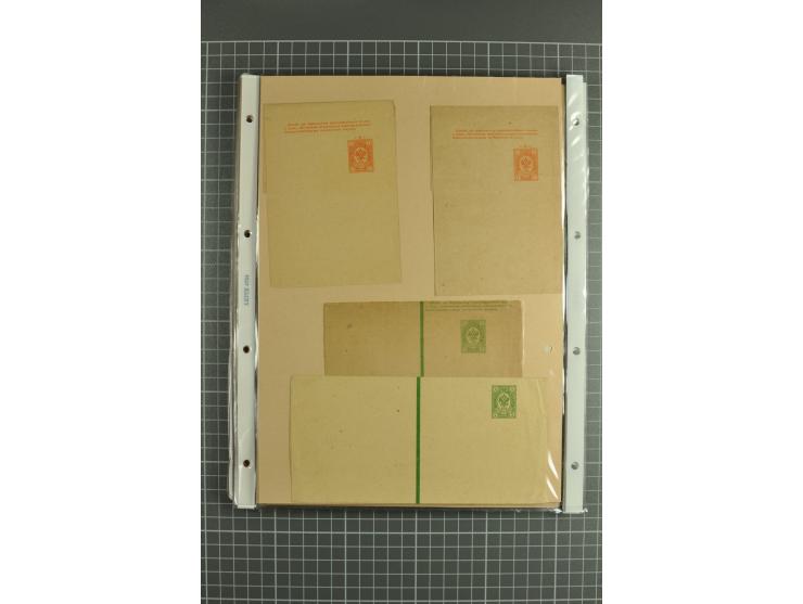 1872/1917, massive lot of 430 postal stationeries cards, envelopes, and letter cards incl. better usages such as Polish horse