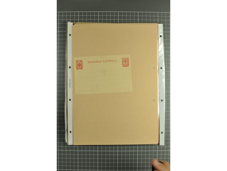 1872/1917, massive lot of 430 postal stationeries cards, envelopes, and letter cards incl. better usages such as Polish horse