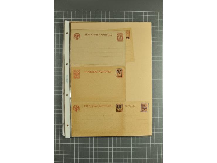 1872/1917, massive lot of 430 postal stationeries cards, envelopes, and letter cards incl. better usages such as Polish horse