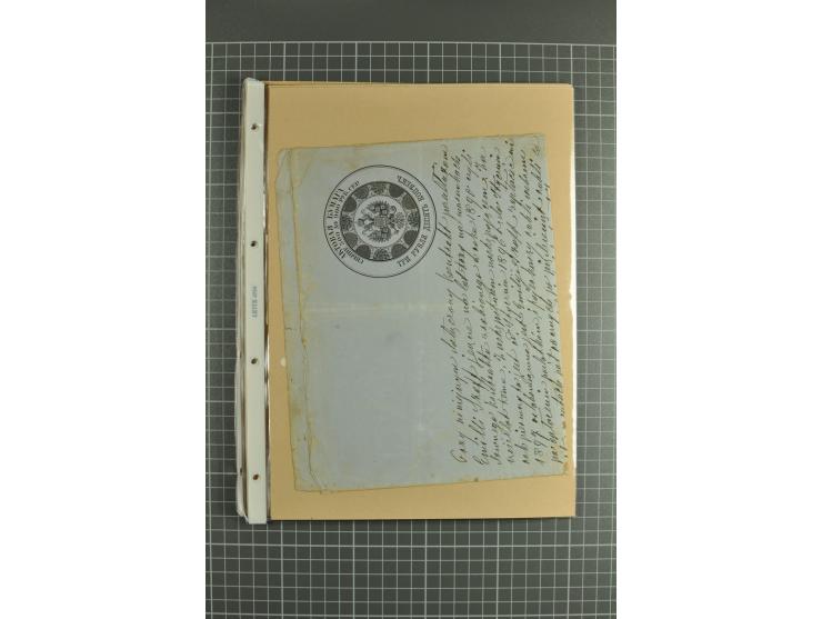 1872/1917, massive lot of 430 postal stationeries cards, envelopes, and letter cards incl. better usages such as Polish horse