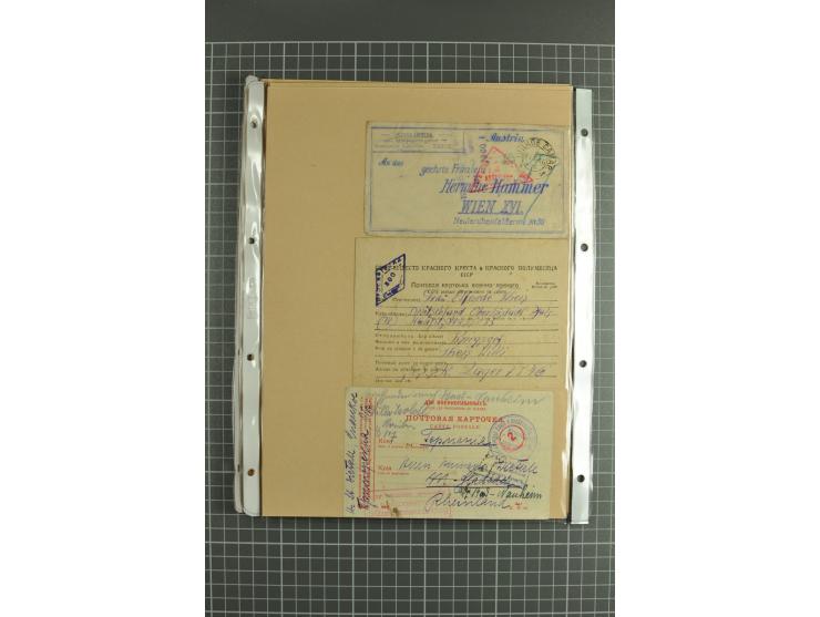 1872/1917, massive lot of 430 postal stationeries cards, envelopes, and letter cards incl. better usages such as Polish horse