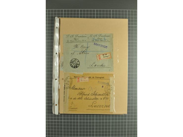 1872/1917, massive lot of 430 postal stationeries cards, envelopes, and letter cards incl. better usages such as Polish horse