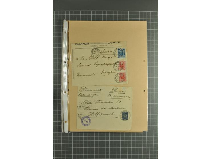 1872/1917, massive lot of 430 postal stationeries cards, envelopes, and letter cards incl. better usages such as Polish horse