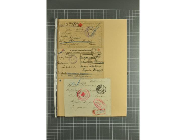 1872/1917, massive lot of 430 postal stationeries cards, envelopes, and letter cards incl. better usages such as Polish horse
