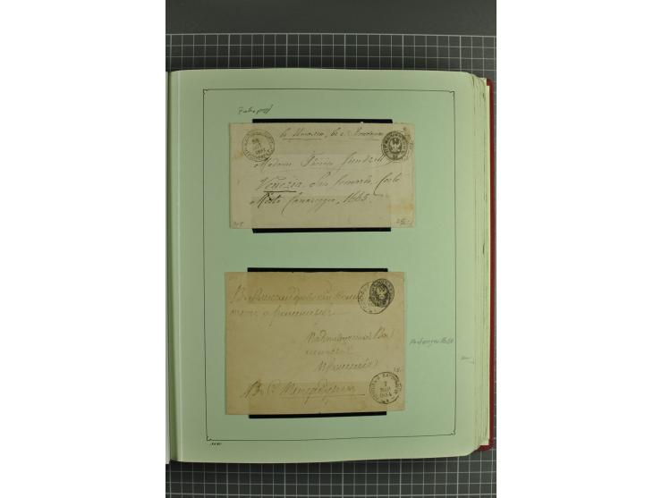 1872/1917, massive lot of 430 postal stationeries cards, envelopes, and letter cards incl. better usages such as Polish horse
