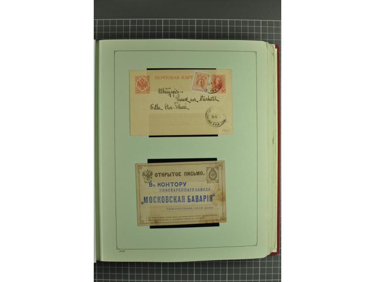 1872/1917, massive lot of 430 postal stationeries cards, envelopes, and letter cards incl. better usages such as Polish horse