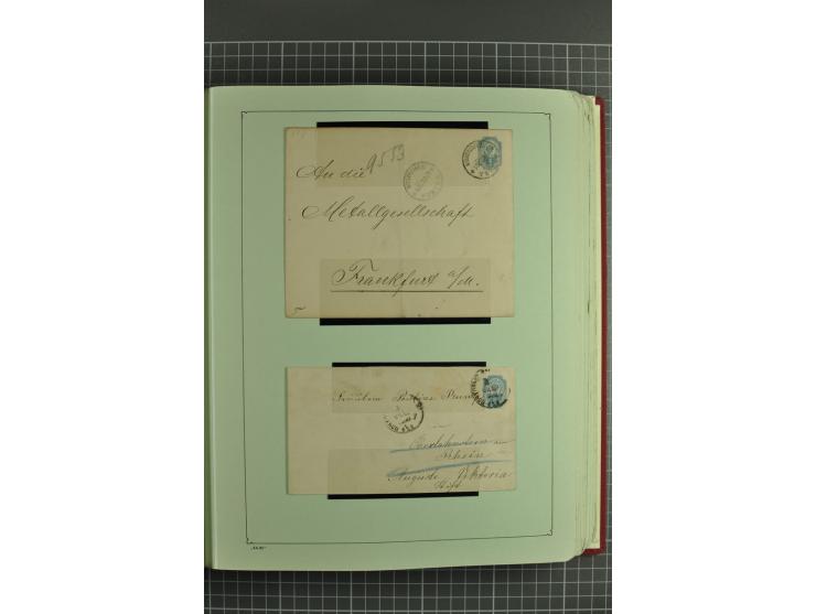1872/1917, massive lot of 430 postal stationeries cards, envelopes, and letter cards incl. better usages such as Polish horse